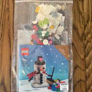 LEGO Holiday Snowman Set barnes and noble exclusive